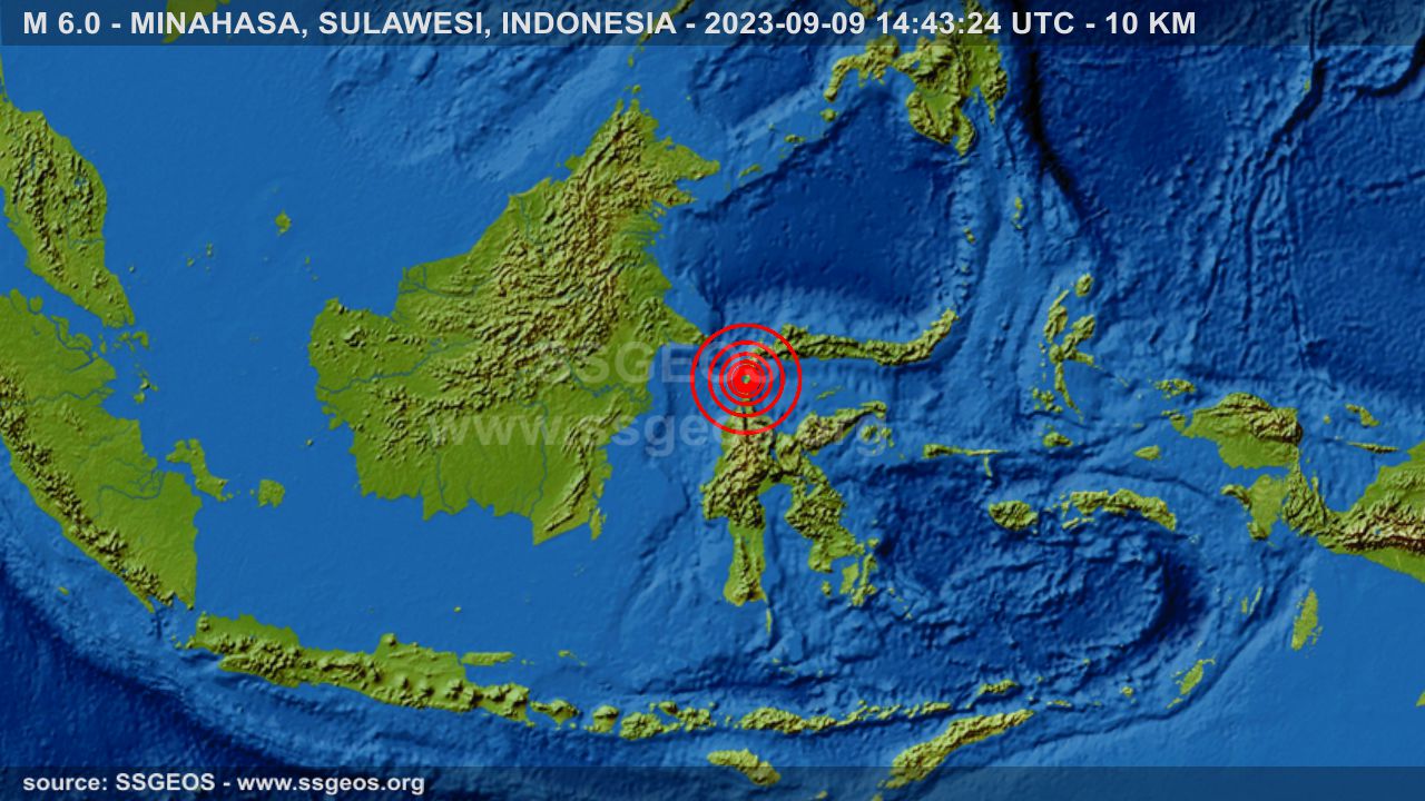 6.1-magnitude quake shakes central Indonesia last night