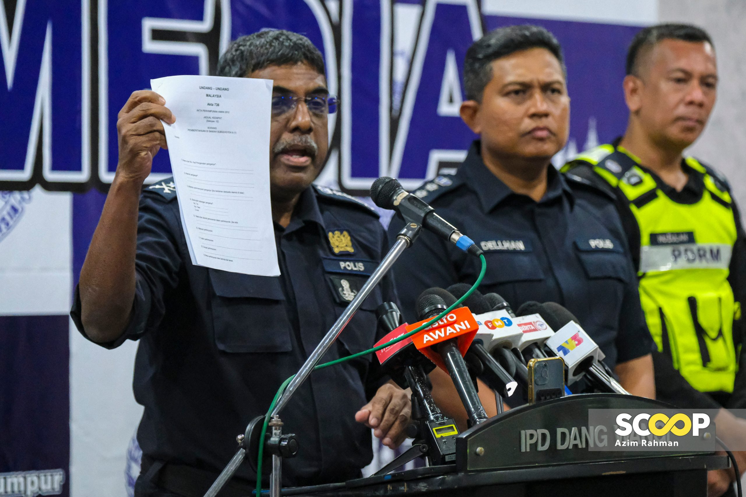 ‘Public gatherings must adhere to Peaceful Assembly Act so police can protect the public’
