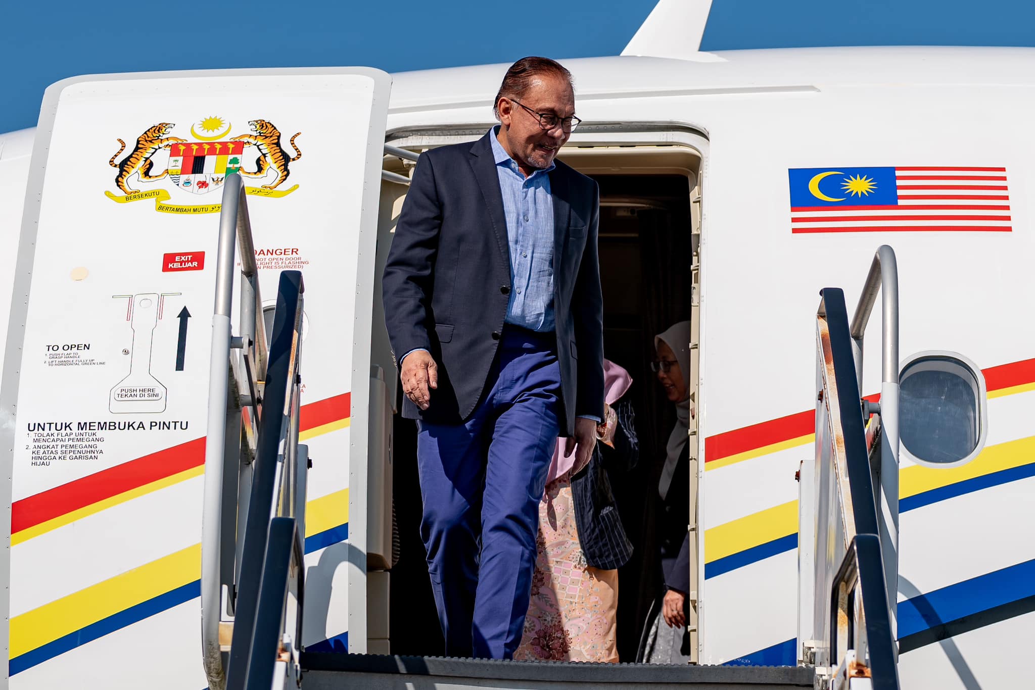 Anwar lands in New York for UN General Assembly