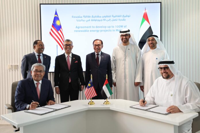 07102023 UAE visit MoU between MIDA and MASDAR - Anwar Ibrahim FB