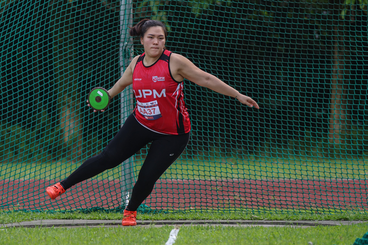 Queenie defends gold for UPM at Varsity Track and Field Grand Finals