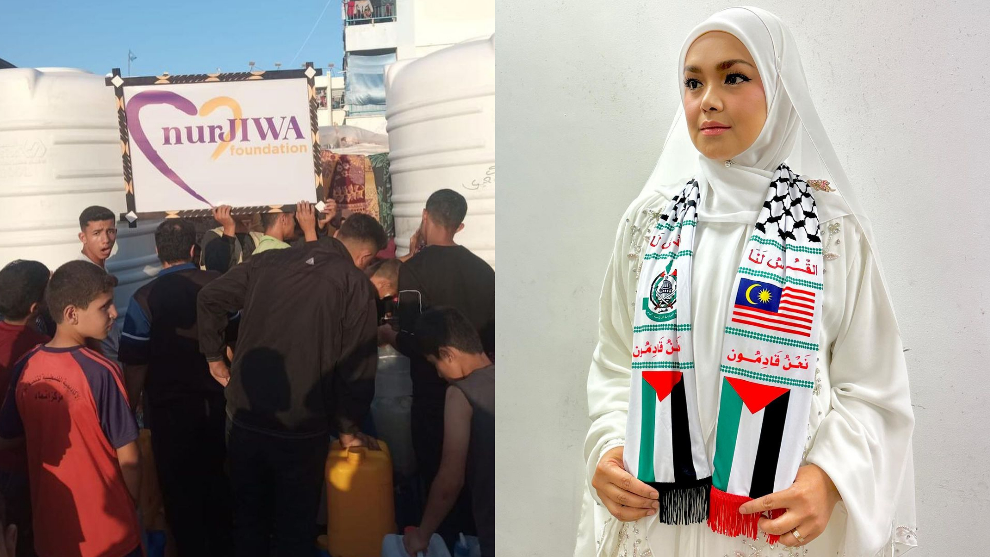 Pelajar, petugas sekolah Afwa Al Afiyah selamat tiba di selatan Gaza: Siti Nurhaliza