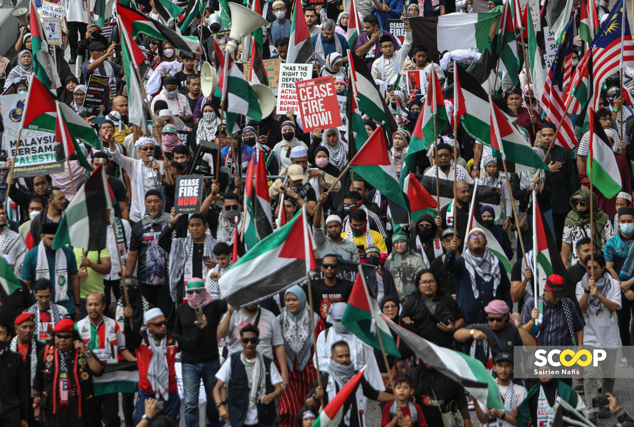 Himpunan Kebangkitan Rakyat: 20 NGO kecam AS guna kuasa veto tolak gencatan senjata di Gaza