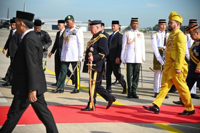 31012024 Sultan Ibrahim Sultan Iskandar arrive in KL to take oath - Information Dept