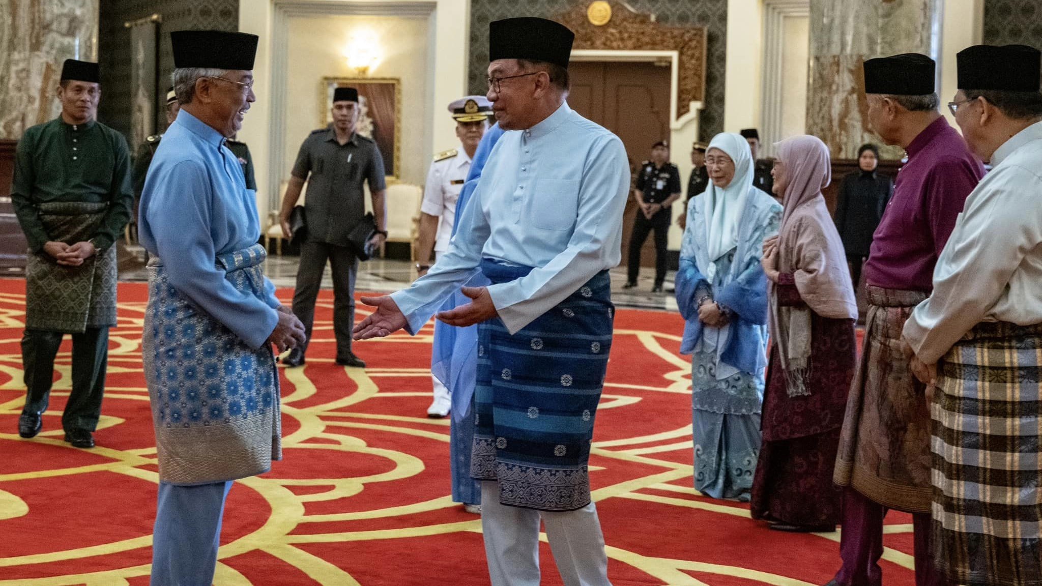 Govt, opposition leaders gather for royal high-tea at Istana Negara
