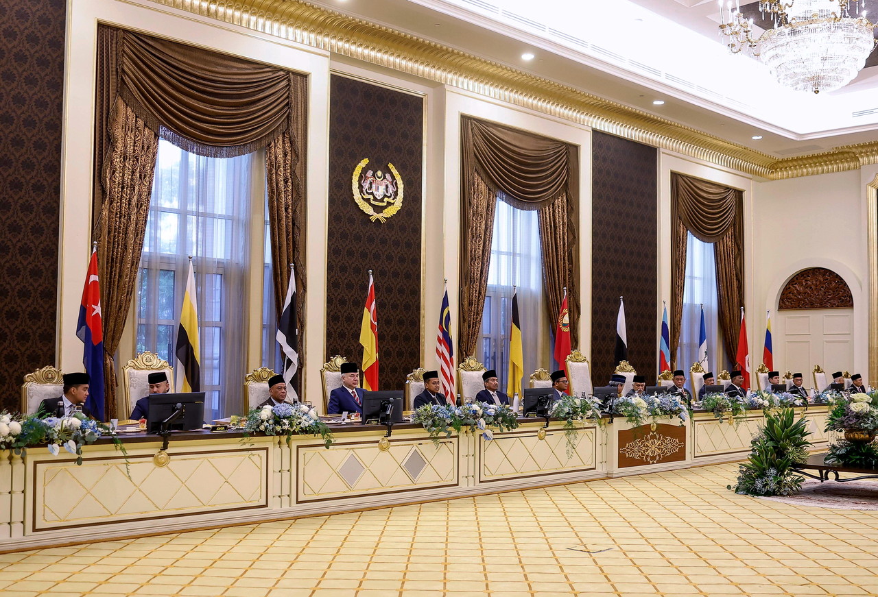 State rulers attend 265th Conference of Rulers meeting, chaired by Selangor sultan