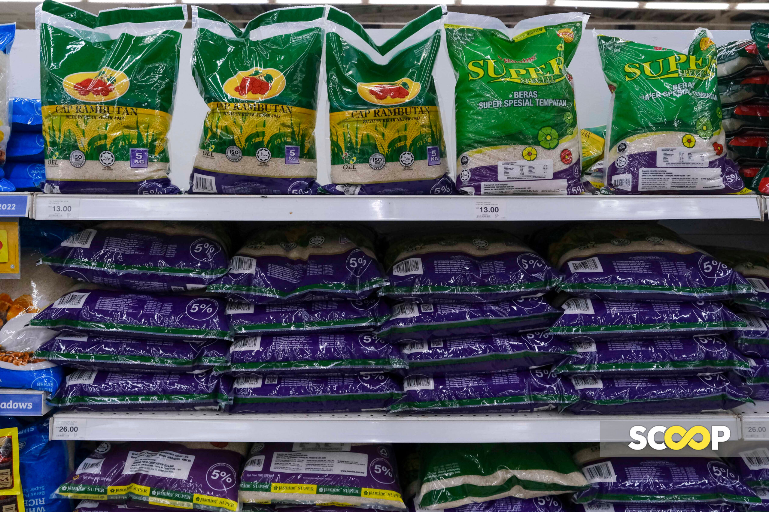 Harga jualan runcit beras putih import turun RM2 hingga RM3 berkuat kuasa esok