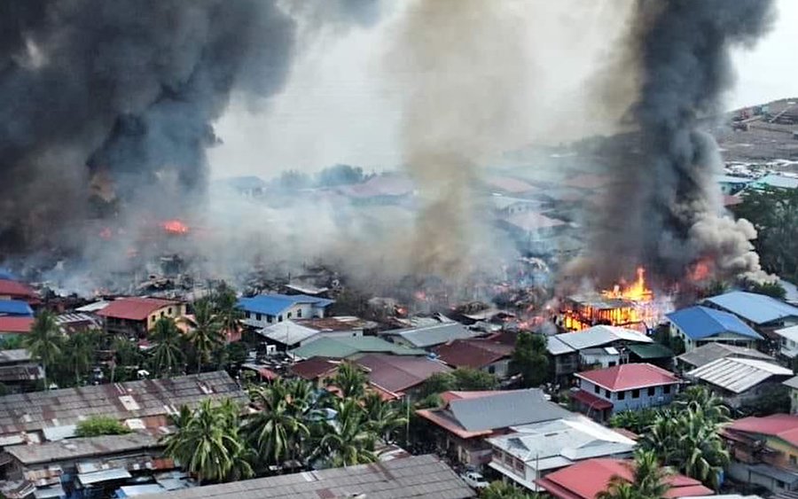 Kebakaran Tawau: Seramai 286 orang dipindahkan ke PPS pagi ini