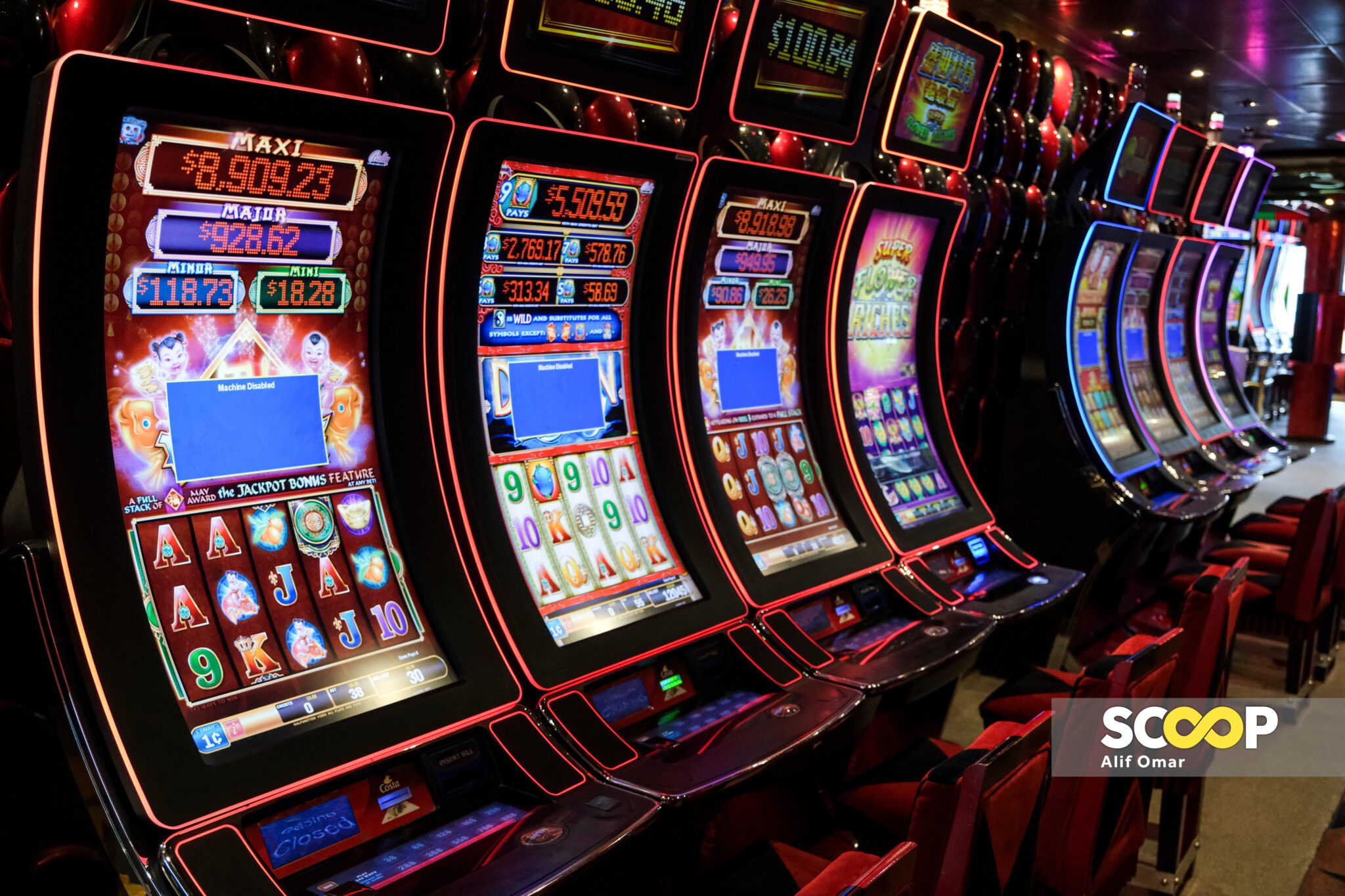 Gambling machines seized in Johor Bahru entertainment centre raid | Scoop