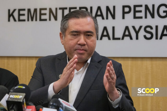 29032024 - Menteri Pengangkutan, Anthony Loke ketika sidang media Perlaksanaan Projek LRT Laluan Mutiara Pulau Pinang di Pejabat Menteri Pengangkutan, Putrajaya. Riduan Rizal Ahmad 001