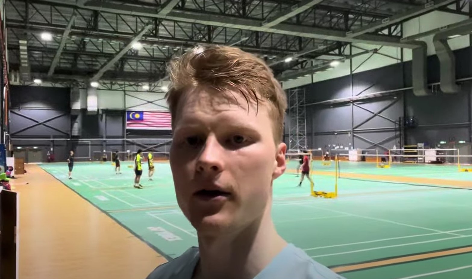 Malaysia Open champion Anders Antonsen back training at ABM