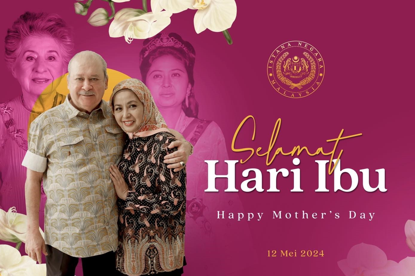 Agong, queen convey Mother’s Day greetings