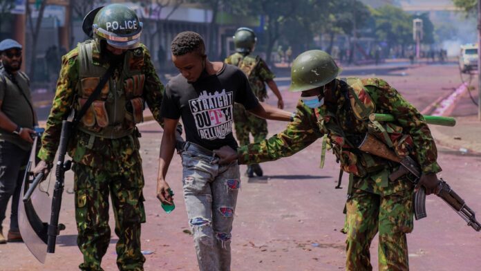 Kenya protest KHRC FB