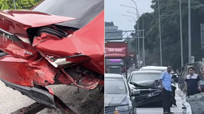 VIP convoy highway incident - Screengrab from Saga_Unlimited TikTok.001