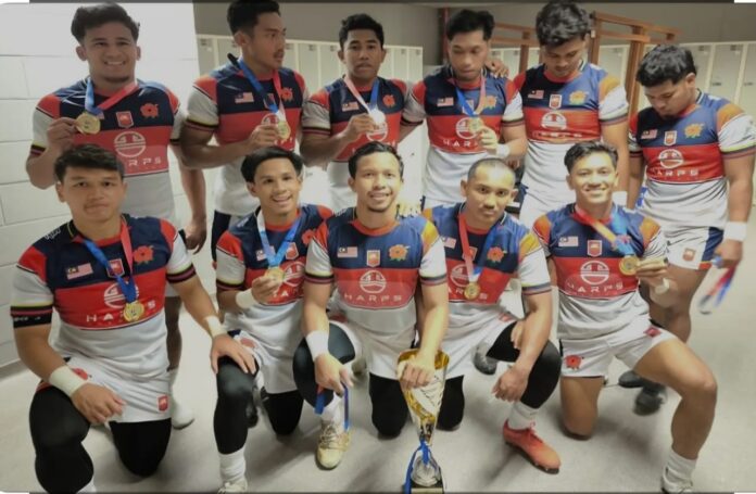 Malaysia rugby 7s team bernama file pic